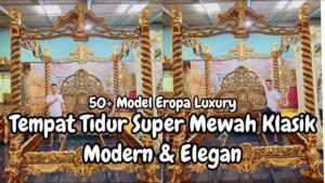 Video Thumbnail: Review 50+Model Terbaru2023 Tempat Tidur Kayu Jati Jepara Mewah Ukir Klasik Modern Elegan [Custom]