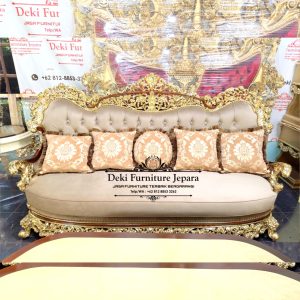 Kursi Sofa Ruang Tamu Terbaru 311 Super Mewah Klasik Tebaik asli Jepara Mebel Kayu