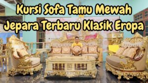 Video Thumbnail: Sofa Tamu Mewah 321+2 Meja | Sofa Terbaru 2023 - Sofa Jepara Mewah Classic Luxury Design